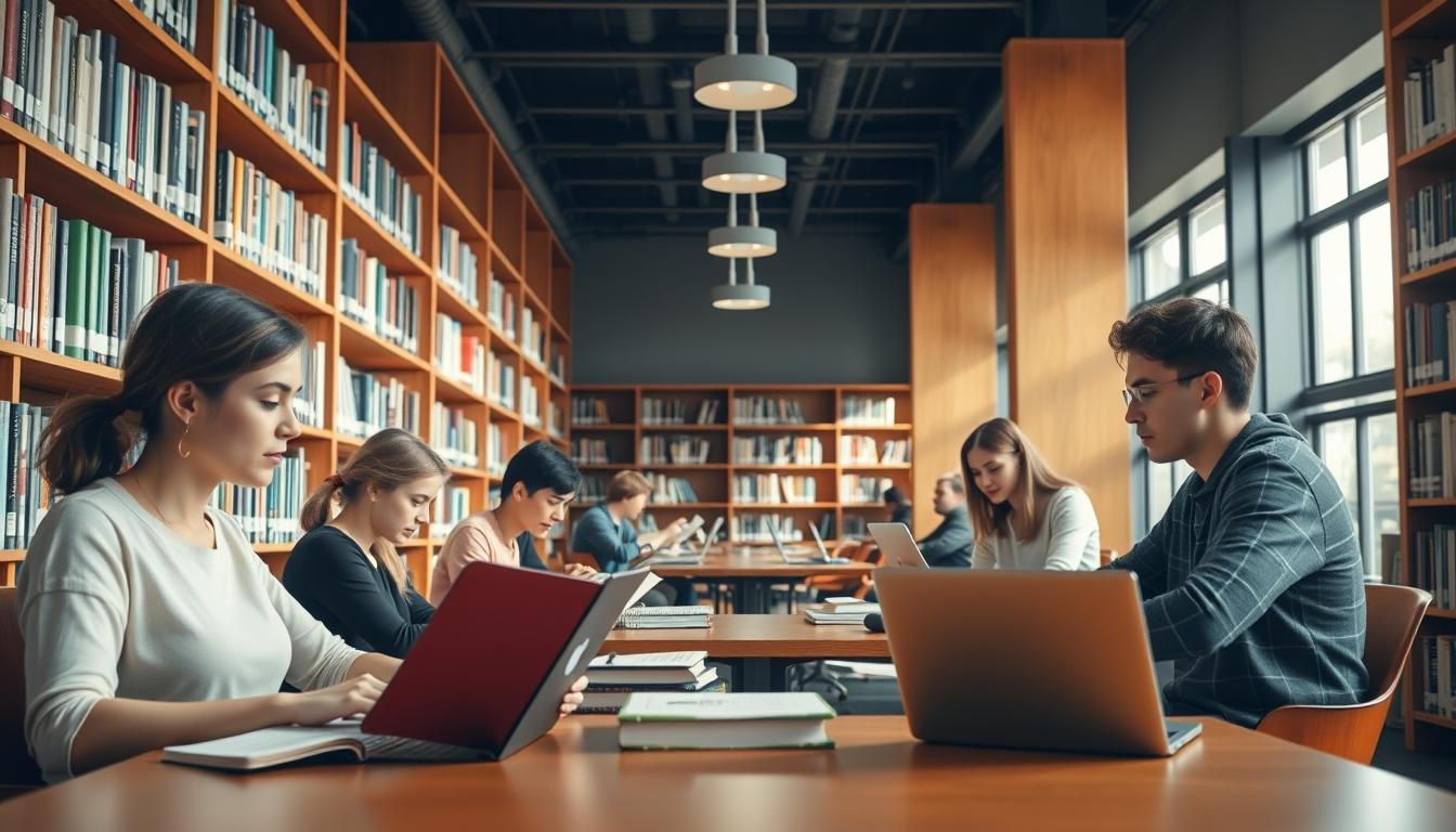 Student developing practical and academic skills